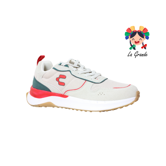 1087293001 CHARLY Bco Vino Vde Tenis Casual para Caballero