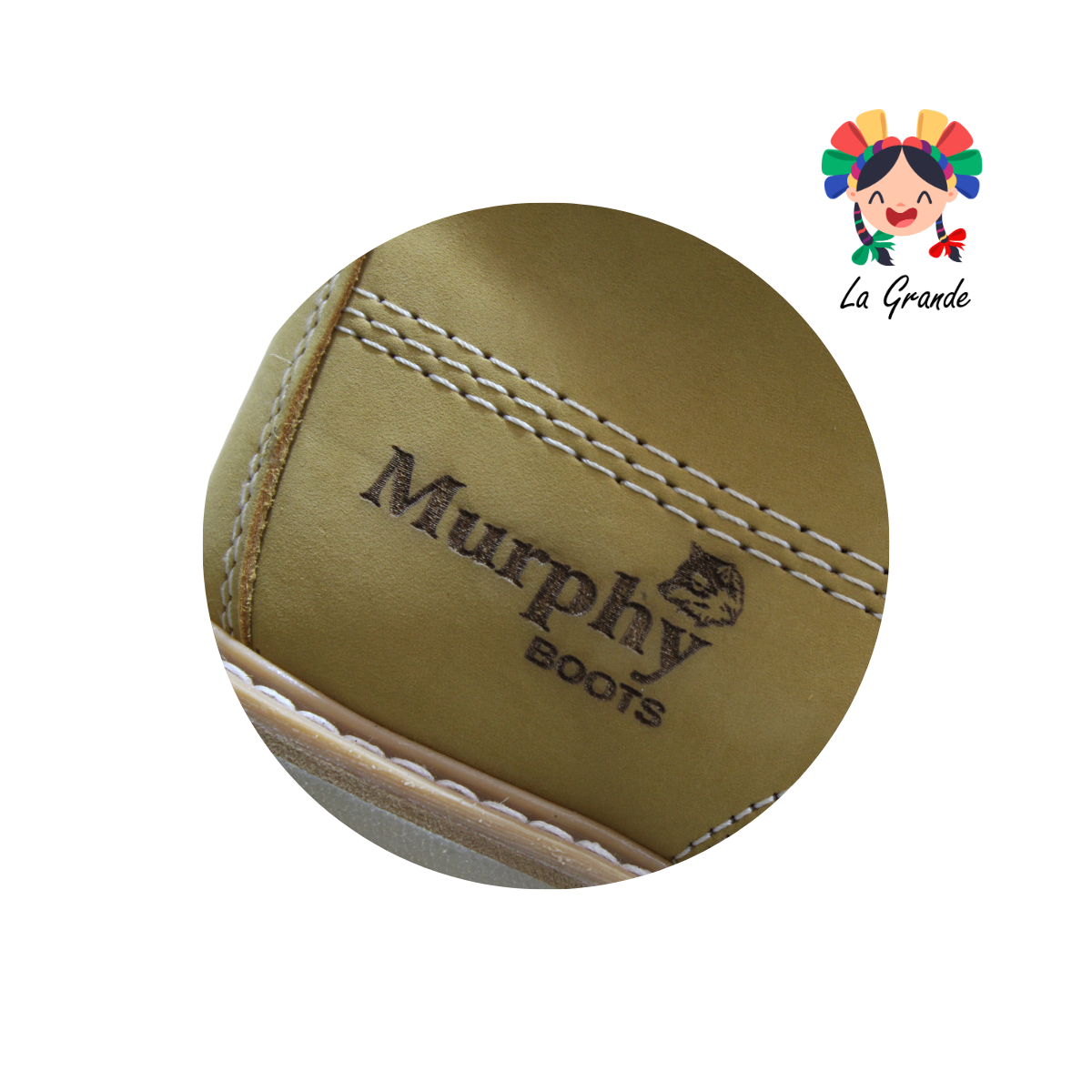 033 MURPHY Miel Claro Nobuck Bota con Casquillo para Caballero