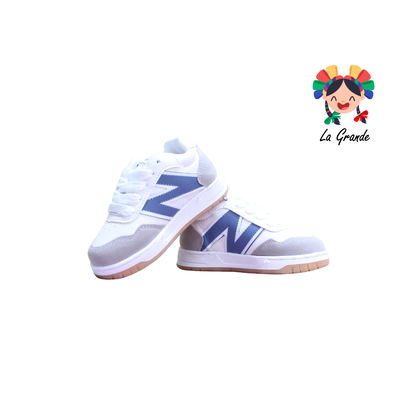 420 ROJO ARANDANO Blanco Denim Tenis Casual para Niña, Niño,Dama, Joven y Caballero