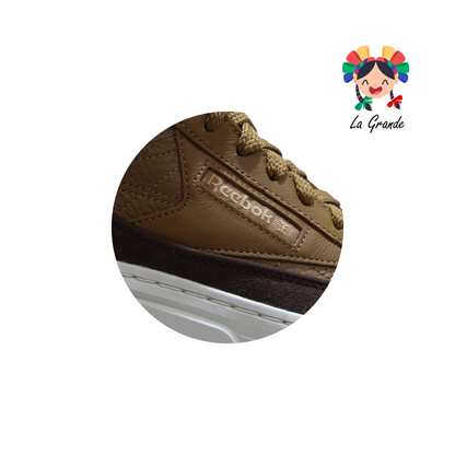 GEO MID RBK Café Beige Tenis Casual Importado Original Para Joven y Dama
