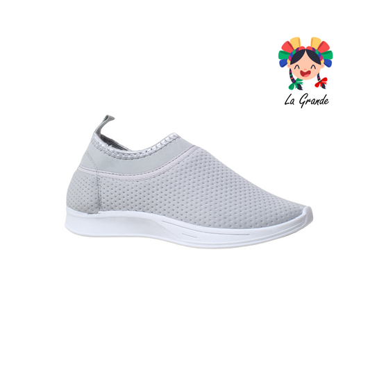 425 GONRI Gris Textil Tenis Casual para Dama