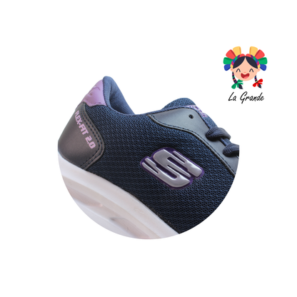 425 SIONEL Marino Lila Tenis Deportivo para Dama y Joven