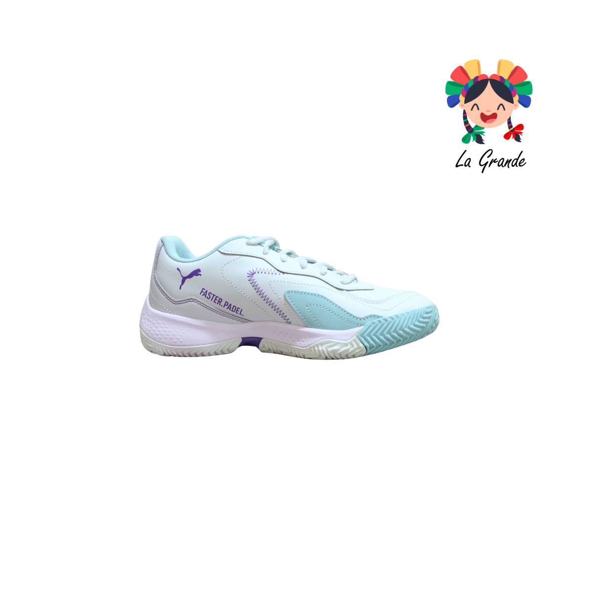 NOVA COURT PM Azul Morado Tenis Casual Importado Original para Dama