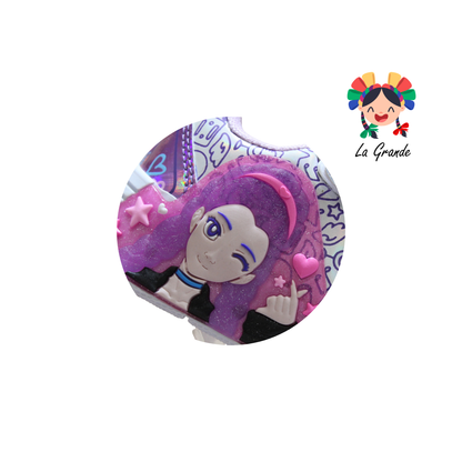500 Hunter ON KIDS Blanco Lila Tenis Casual con Luz Led para Niña
