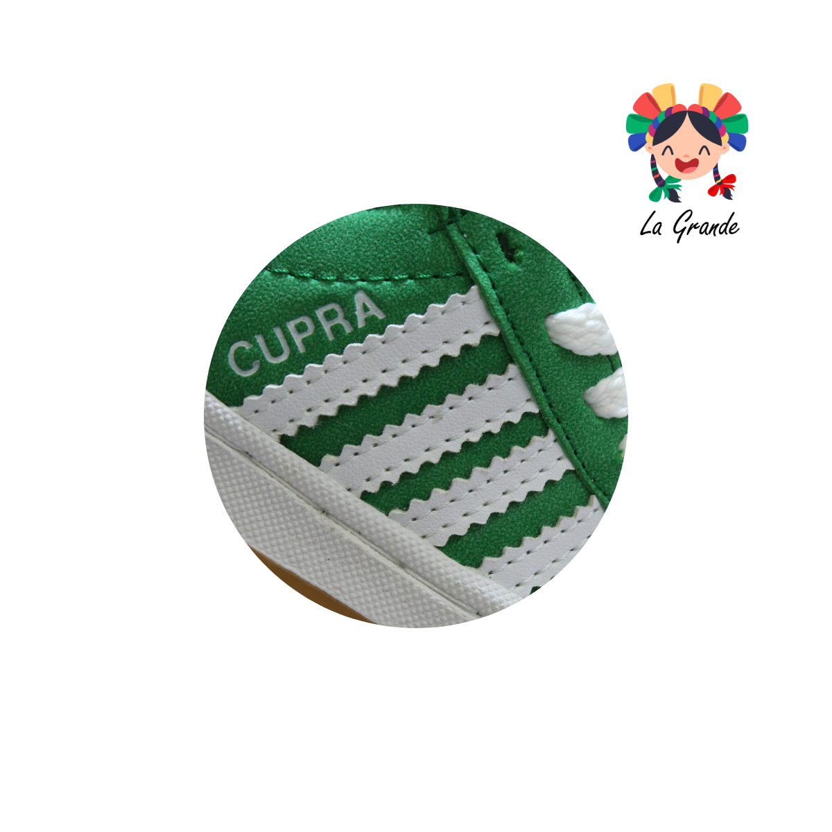 C-888 CUPRA TREBOL Blanco Sintético Tenis Casual Para Bebé