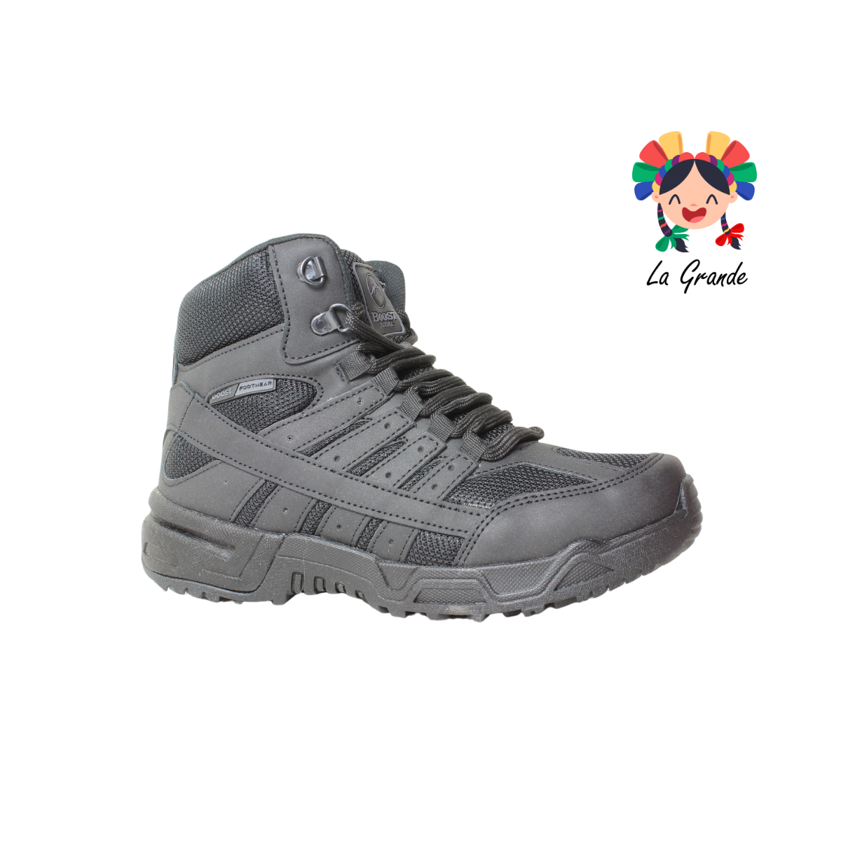 431 BOOST Negro Amarillo Bota para Caballero