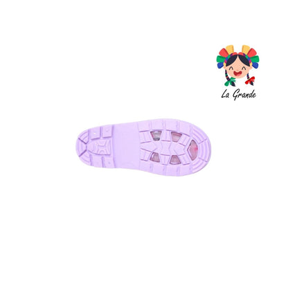 4322 TOP MODA Lila Bota de Hule para Niña