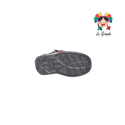432 ADRIANO GIANETTI Negro Sintético Zapato Escolar para Niño, Joven y Caballero