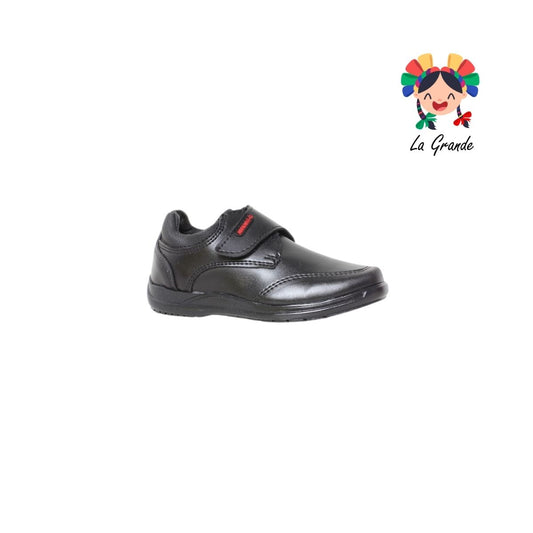 435 ADRIANO GIANETTI Negro Sintético Zapato Escolar para Niño