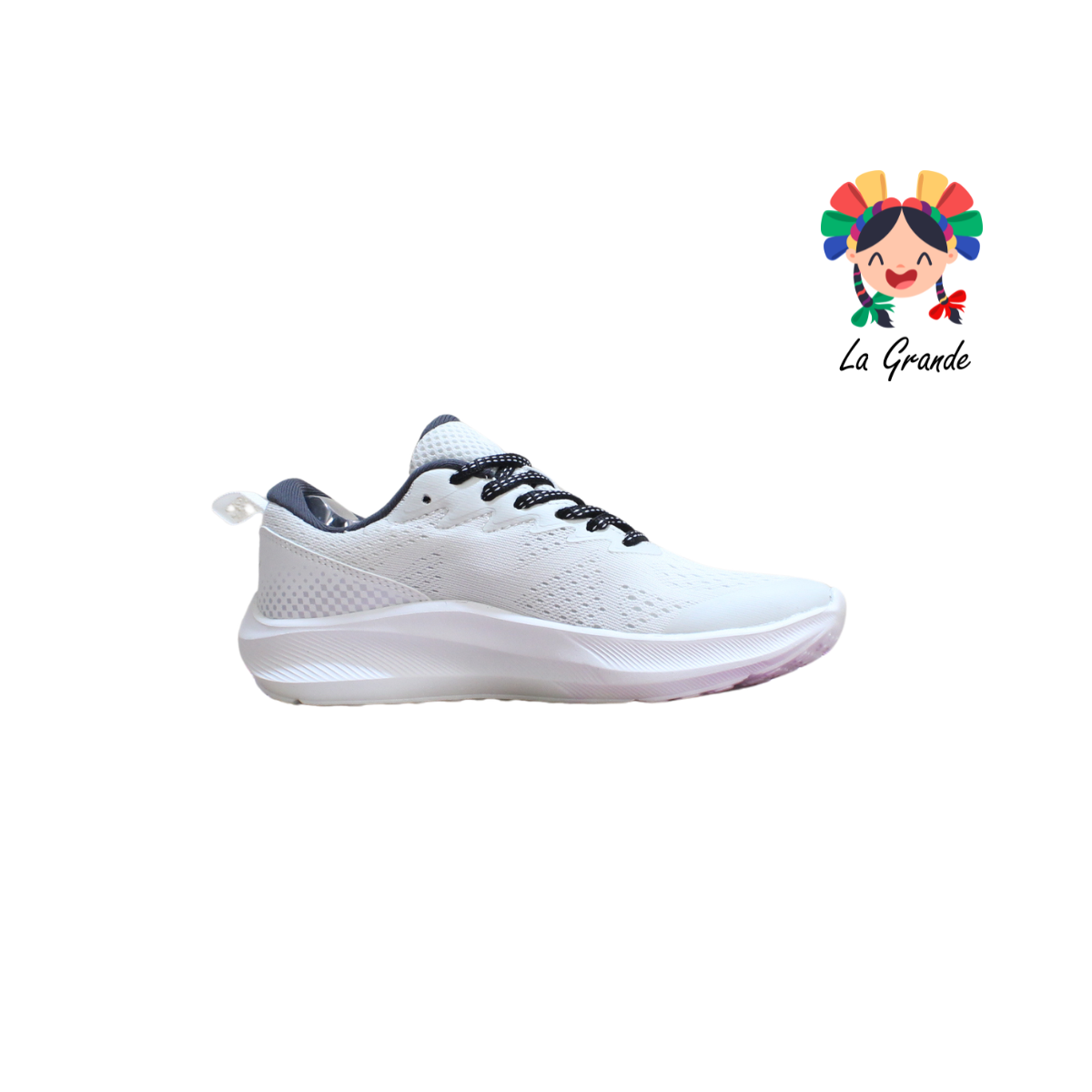 1087477 CHARLY Blanco Negro Deportivo para Dama y Joven
