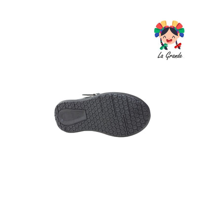4412 NICK & WICK Negro Charol Zapato Escolar para Niña