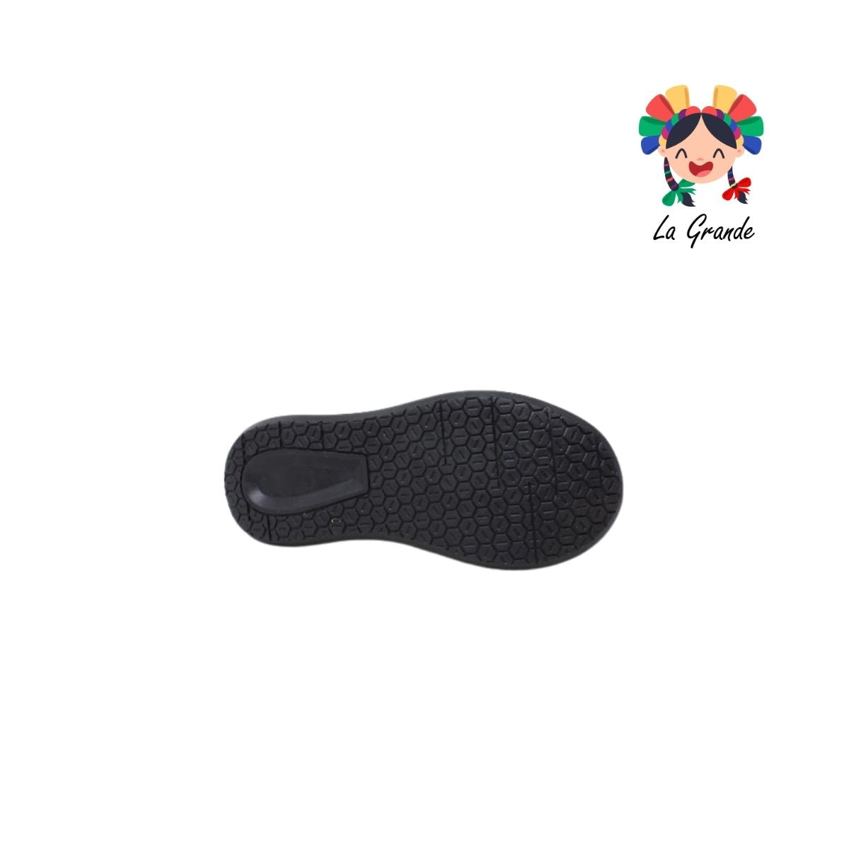 4412 NICK & WICK Negro Napa Zapato Escolar para Niña