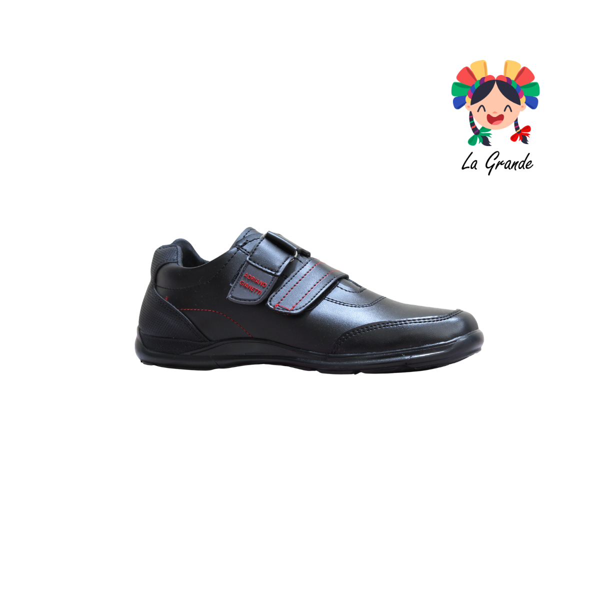 452 ADRIANO GIANETTI Negro Sint Zapato para Caballero