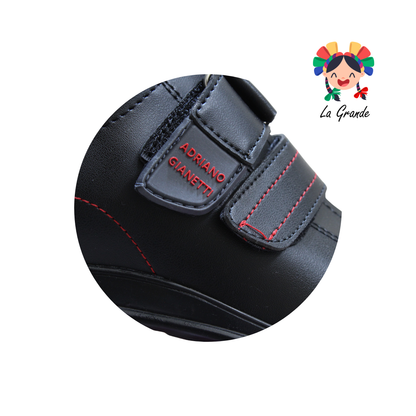 452 ADRIANO GIANETTI Negro Sint Zapato para Caballero