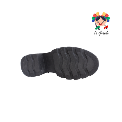 708 YUL Negro Nobuck Bota para Dama