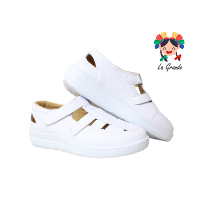 4580 BON WILD Blanco Flother Huarache Casual para Dama