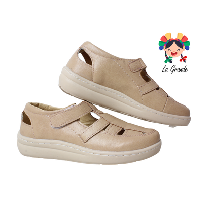 4580 BON WILD Latte Flother Huarache Casual para Dama