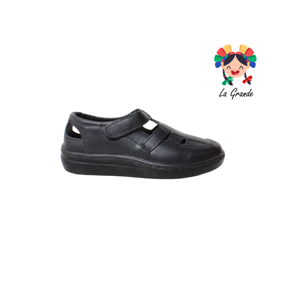 4580 BON WILD Negro Flother Huarache Casual para Dama
