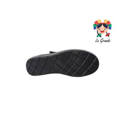 4580 BON WILD Negro Flother Huarache Casual para Dama
