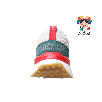 1087293001 CHARLY Bco Vino Vde Tenis Casual para Caballero