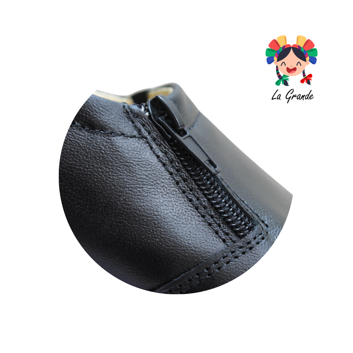 219 HURT Negro Piel Zapato Casual para Dama