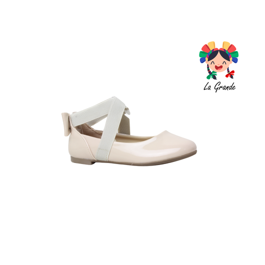 46028 TROPICANA Rosa Taiga Charol Balerina para Niña