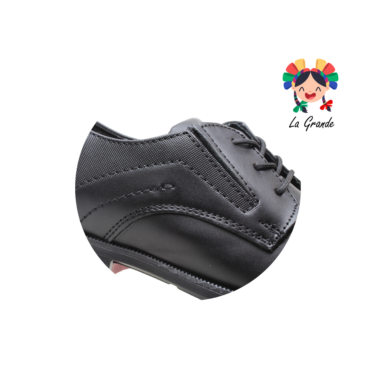 4615 CUSTOM Negro Atanado Zapato Casual para Caballero