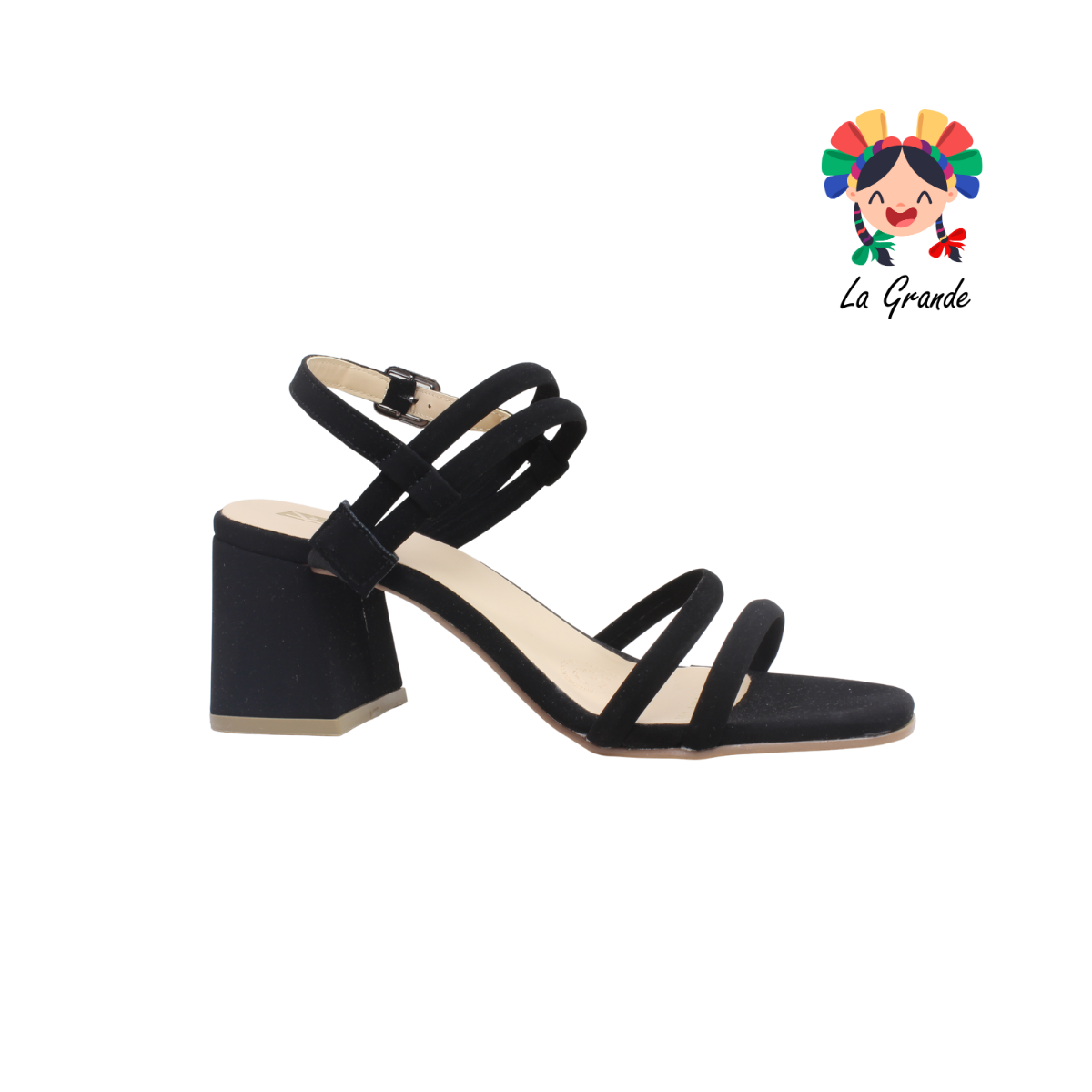 1171 KAROLINE Negro Nobuck Zapatilla Casual para Dama