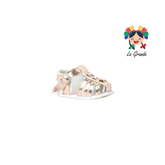 466 KIKES Cobre Charol Huarache para Bebé