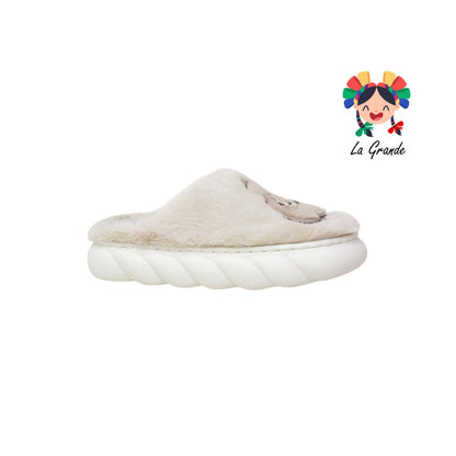 701155 MT Multicolor Capibara Pantufla Afelpada para Dama y Joven y Caballero