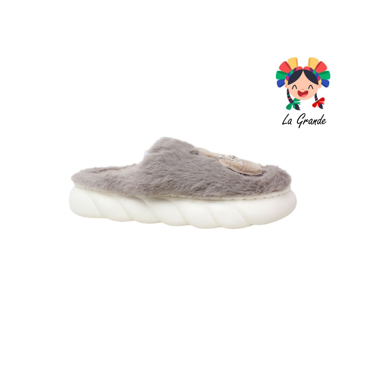 701155 MT Multicolor Capibara Pantufla Afelpada para Dama y Joven y Caballero