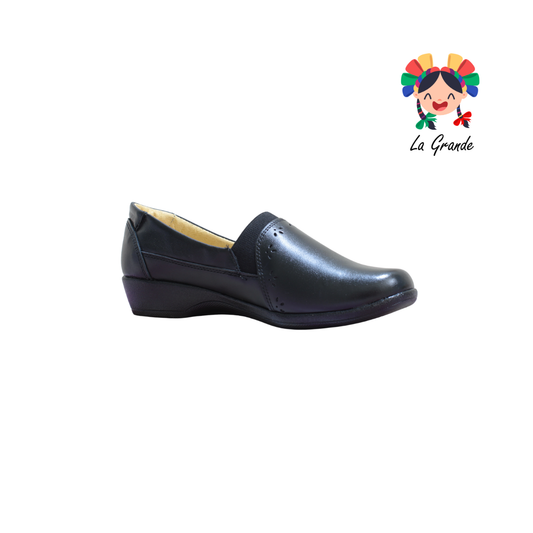 254 HURT Negro Piel Zapato Casual para Dama