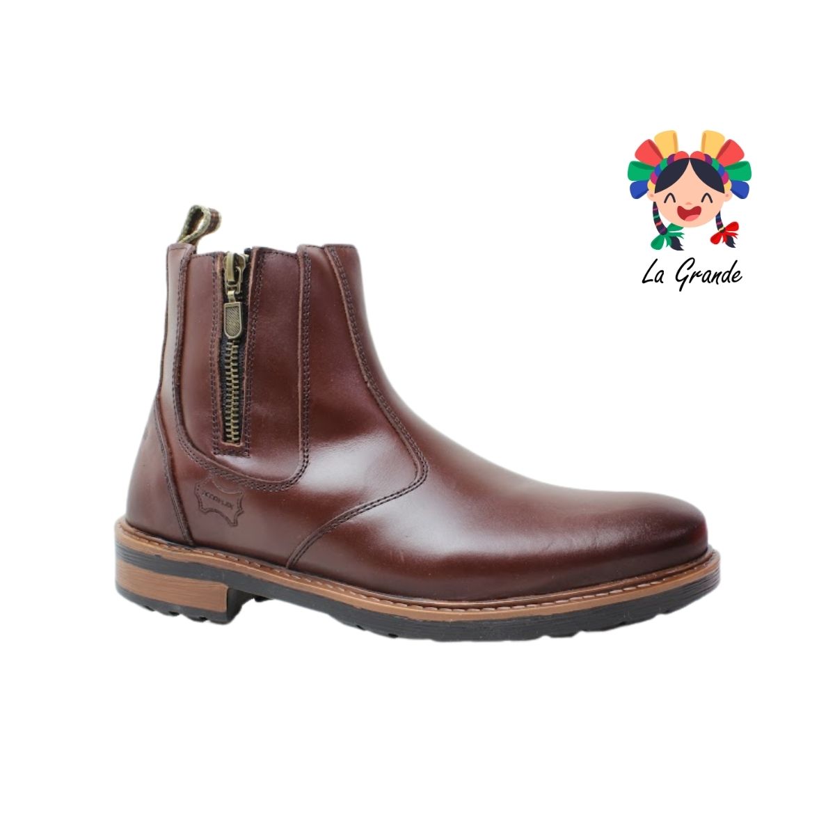 4700 ECCOFLEX Shedron Piel Bota para Caballero