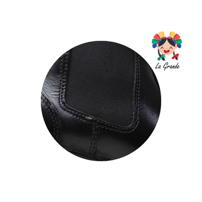 4780 ECCOFLEX Negro Piel Bota para Caballero