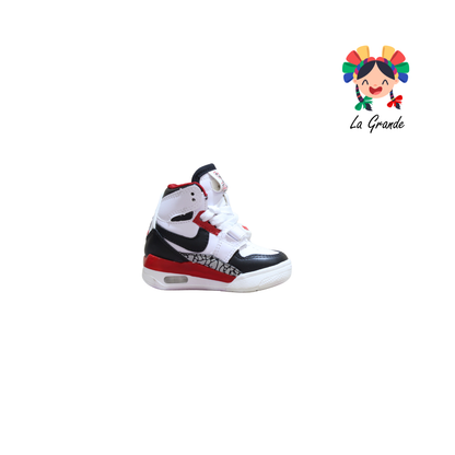 826 GMC Ngo Bco Rojo Tenis Casual para Bebé,Niño y Niña