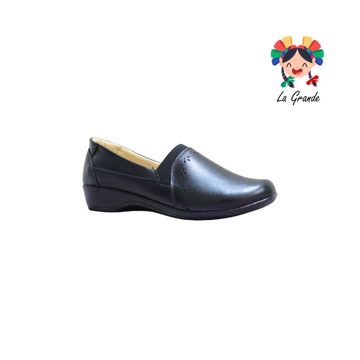254 HURT Negro Piel Zapato Casual para Dama
