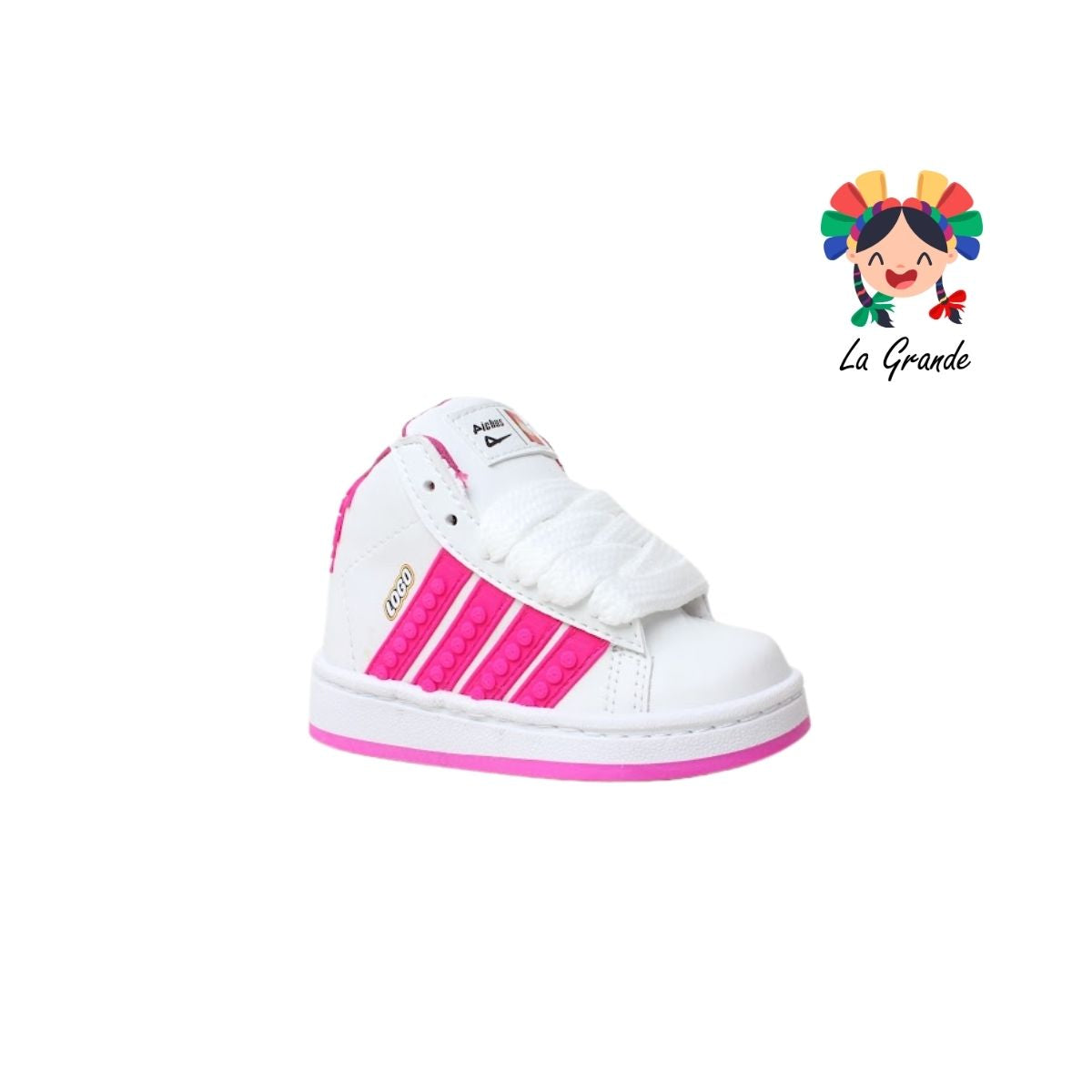 480 PICHUS Blanco Fiusha Sintético Tenis Casual para Niña
