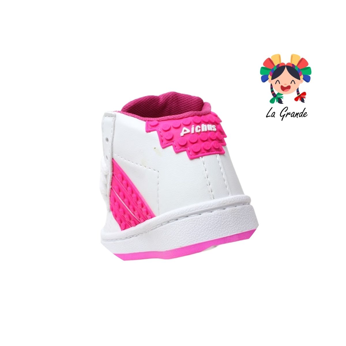 480 PICHUS Blanco Fiusha Sintético Tenis Casual para Niña