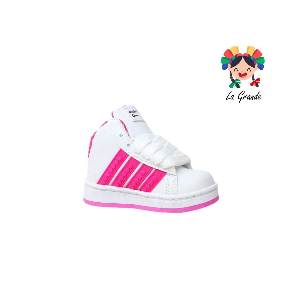 480 PICHUS Blanco Fiusha Sintético Tenis Casual para Niña