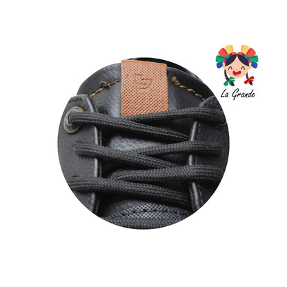 4850 CUSTOM Negro Camel Nobuck Zapato Casual para Caballero