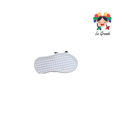 V-050 VANNI CLUB Blanco Rojo  Tenis Casual para Bebé y Niña