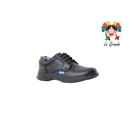 905 VELRA Negro Azul Sint Zapato Escolar para Niño