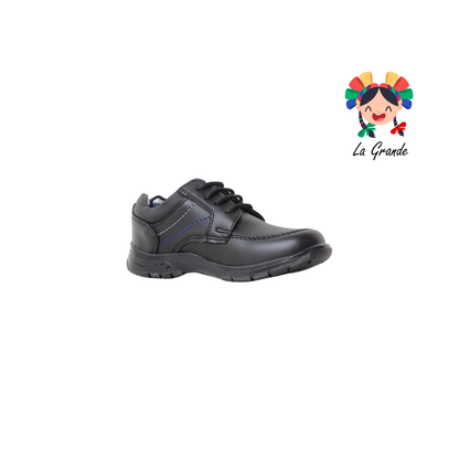 905 VELRA Negro Azul Sint Zapato Escolar para Niño