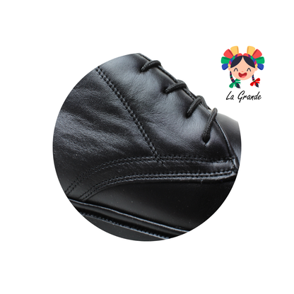 36101 TRIPLES Negro Piel zapato Casual para Caballero