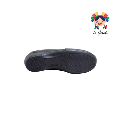 254 HURT Negro Piel Zapato Casual para Dama