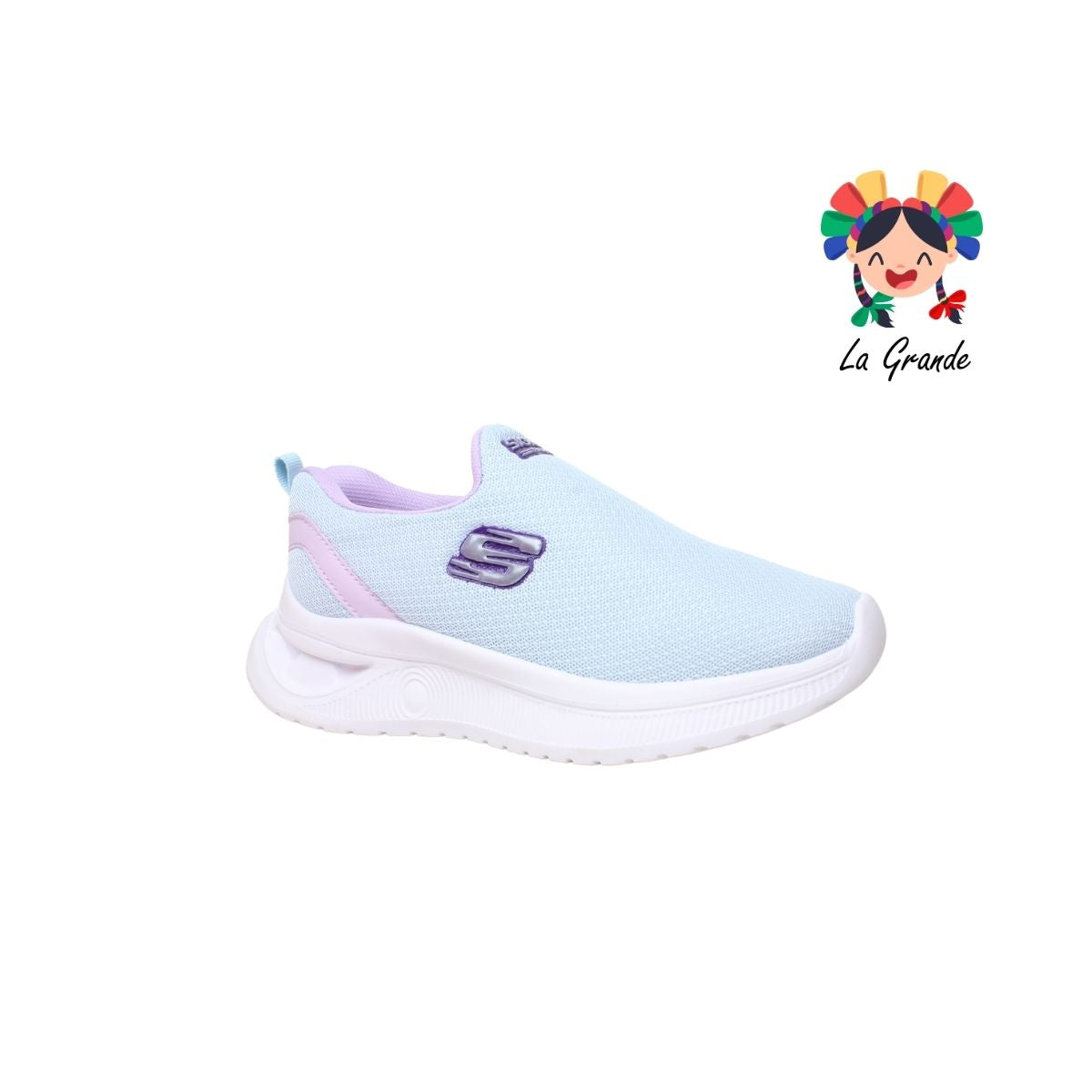 490 SIONEL Azul Lila Tenis Deportivo para Dama