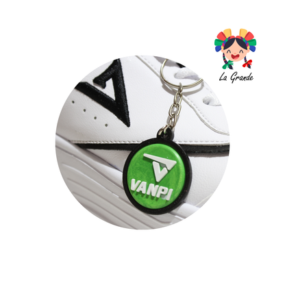 490 VANPI Blanco Negro Tenis Deportivo con Válvula para Caballero