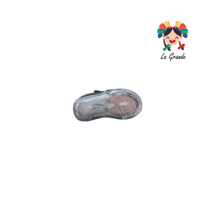 22026 Rojo Arandano Cubos Ngo Vde Neon Tenis Casual Con Luz Led Recargables Para Niño