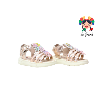 496 MEZITAZ Oro Huarache para Bebé y Niña