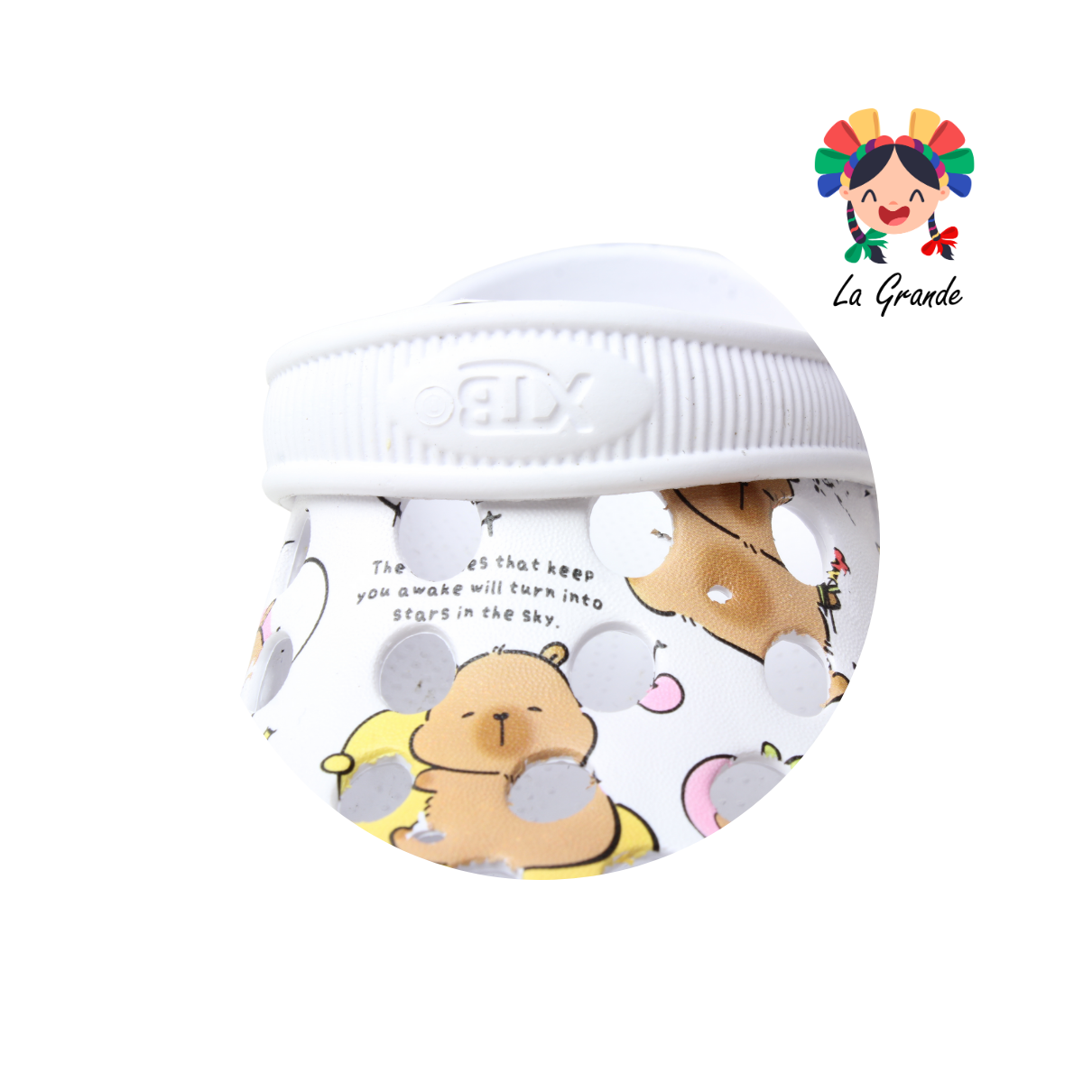 903-CAPI XTB Multicolor Sintético Sandalia de Playa o Baño para Niña y Niño